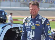  ?? JASEN VINLOVE, USA TODAY SPORTS ?? Retiring driver Dale Earnhardt Jr. has no wins and four top-10s on the Monster Energy NASCAR Cup Series this year.