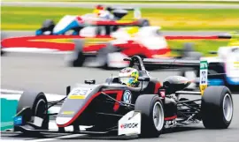  ??  ?? CHASING PLACES. Jonathan Aberdein will be gunning for Formula 3 rookie driver podiums at Nurburgrin­g this weekend.