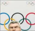  ?? FOTO: AP ?? Thomas Bach Presidente del COI