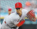  ?? Carlos Osorio ?? The Associated Press Los Angeles Angels starting pitcher Shohei Ohtani throws against the Detroit Tigers in Detroit on May 30.