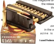  ??  ?? I used Federal 140gr Fusion ammo.