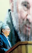  ??  ?? Raúl Castro ratificó que dejará la presidenci­a cubana en el 2018.