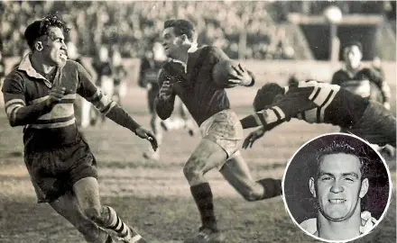  ??  ?? George Martin played top level rugby and rugby league but was he good enough to have been an All Black?