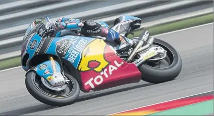  ?? FOTO: GETTY IMAGES ?? El catalán continuará en Moto2 aunque no pudo asegurar que lo vaya a hacer en la estructura del Marc VDS