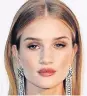  ??  ?? New mother Rosie Huntington-Whiteley