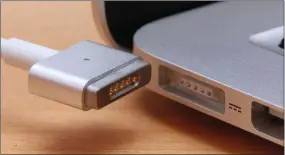  ??  ?? Magsafe could be making a comeback in the next Macbook Air.