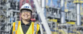  ?? PHOTO: K+S POTASH CANADA ?? Lynn is deputy start-up manager at K+S Potash Canada’s Legacy Project mine site near Bethune.