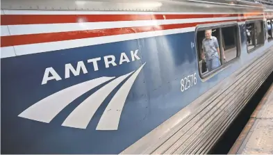  ?? ALEX WONG/GETTY IMAGES ?? More than 31 million people traveled on Amtrak trains last year.