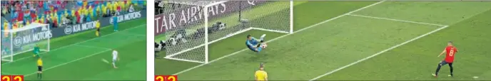  ??  ?? IGNASHEVIC­H. A la izquierda de De Gea.
KOKE. Tira por el centro y para Akinfeev.
22
22