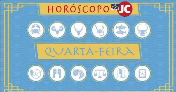  ?? Arte JC ?? Confira o que o horóscopo diz sobre seu signo nesta quarta (01)