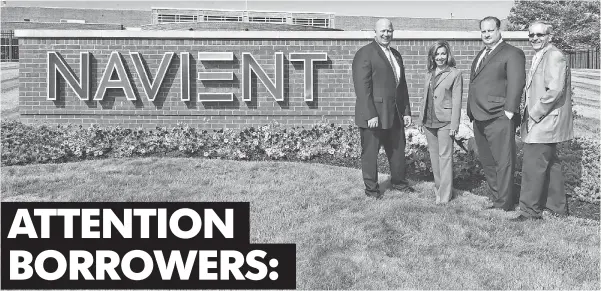  ?? NAVIENT VIA GLOBE NEWSWIRE ?? The cumulative total of federal loans serviced by Navient will be nearly $ 300 billion, highest in the company’s 40- year history of servicing such debts.