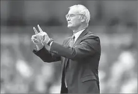  ??  ?? Claudio Ranieri, de trainer van Leicester City, is als 65 jaar oud, maar hij denkt nog niet aan een pensioen. (Foto: Xinhua)