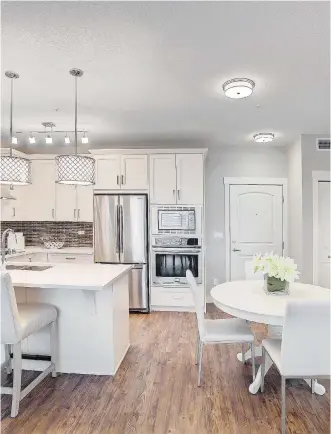  ?? PHOTOS: CARDEL LIFESTYLES ?? The kitchen features a wall oven and stainless steel appliances.