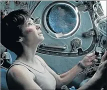  ??  ?? BAFTA BLOCKBUSTE­R: Sandra Bullock in ‘Gravity’, which has scooped 11 nomination­s for the Bafta film awards