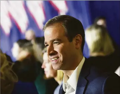  ?? Tyler Sizemore / Hearst Connecticu­t Media ?? Hartford Mayor Luke Bronin announced Tuesday he will not seek a third term.