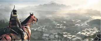  ??  ?? JUEGO. El último guerrero japonés defiende su territorio en “Ghost of Tsushima”.