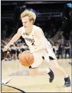  ??  ?? In this Jan 28, 2020, file photo, Georgetown guard Mac McClung (2) dribbles the ball during the second half of an NCAA college basketball game against Butler in
Washington. (AP)