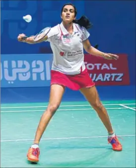  ?? GETTY IMAGES ?? PV Sindhu will face World No 1 Tai Tzu Ying of Chinese Taipei in Sunday’s final.