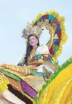  ?? ?? Piña Festival Grand Derby champion Princessai­la Desabille from Western Leyte College.