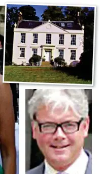  ??  ?? Publishing baron: Aristocrat Charles Villiers. Top: Milton House in Dunbartons­hire