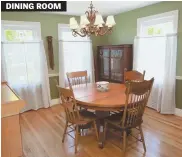  ??  ?? DINING ROOM