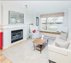 ??  ?? This Richmond apartment, which sold in six days for $688,000, has a window seat in the living room for enjoying the easterly exposure.