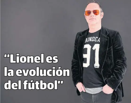  ?? (RAMIRO PEREYRA) ?? Bilardista. El actor asegura que Sampaoli tendría que hacer como Bilardo en el ‘86: rodear al “10” para ganar el Mundial.