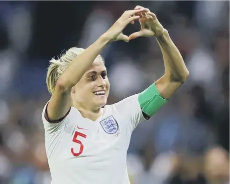  ??  ?? Steph Houghton is dreaming of silverware at the Olympics this summer