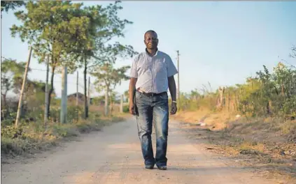  ??  ?? Relieved: ANC member Ronnie Malomane says he’s satisfied with the steps party officials took to address his and other members’ complaints over fraudulent membership­s. Photo: Delwyn Verasamy