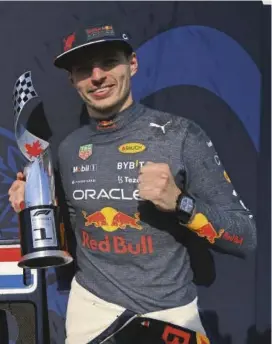  ?? FOTO GETTY ?? Max Verstappen, de 24 años de edad, logró el triunfo 26 en su carrera en el Mundial de Fórmula Uno.