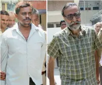  ?? PTI ?? Surinder Koli and Moninder Singh Pandher being taken to a CBI court in Ghaziabad on Monday. —