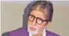  ??  ?? Amitabh Bachchan