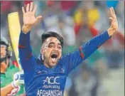  ?? AFP ?? Afghanista­n legspinner Rashid Khan has taken seven wickets in three games at the Asia Cup.