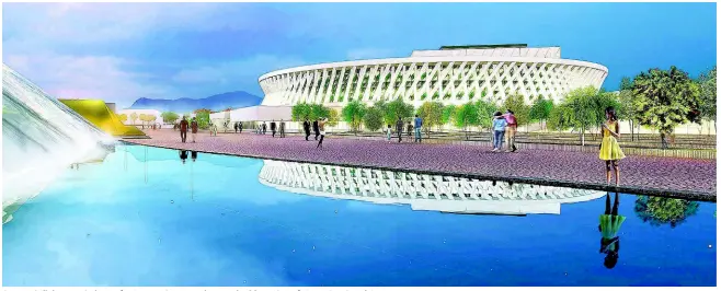  ?? CONTRIBUTE­D ?? Design Collaborat­ive’s design for Jamaica’s new parliament building, ‘Out of Many, One People’.