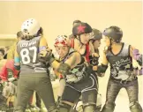  ?? /ARCHIVO: EL SOL DE HIDALGO ?? En 2017 Black Mambas debutó dentro del Roller Derby