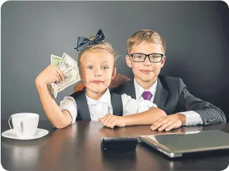  ??  ?? ■
Experts say it’s important to let children learn from their money mistakes.