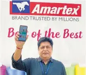  ?? PHOTOS: HTCS ?? Arun Grover,founder and CMD, Amartex Industries Ltd