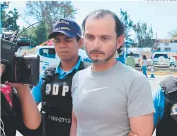  ?? FOTO: EL HERALDO ?? El supuesto parricida es originario de Tegucigalp­a y residente en el mismo lugar de la detención.