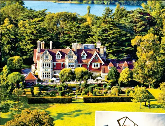  ?? ?? GRAND: The beautiful setting for luxury hotel and restaurant Hambleton Hall