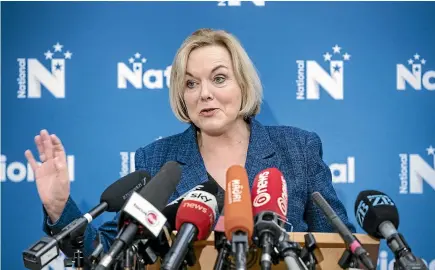  ?? MONIQUE FORD/STUFF ?? If Judith Collins’ first big speech, outlining massive transport spending for the upper North Island, is anything to go by, at least part of National’s pitch will be to make life practicall­y better for Kiwis.