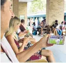  ??  ?? Doubling up: Sylvain Botbol watching France play football at Court No 1