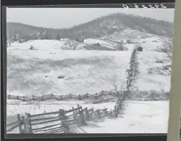  ??  ?? “Mountain farm. Rappahanno­ck County, Virginia” 1940.