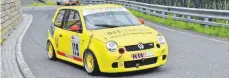  ?? FOTO: KARL SENTI ?? Scuderia-Pilot Florian Arlt auf seinem VW Lupo Cup