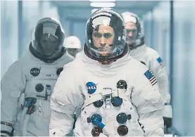  ??  ?? Ryan Gosling. Es Armstrong en “El primer hombre en la Luna”.