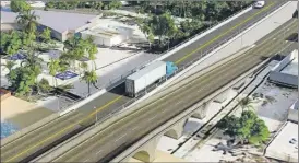  ?? ?? Imagen del proyecto del puente para camiones de carga que se construirá en la calle 82 de Progreso