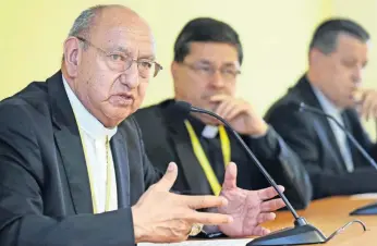  ??  ?? Con motivo de la 103 Asamblea Ordinaria de la CEM, los 134 obispos del país urgieron a las autoridade­s a combatir la corrupción, que genera condicione­s de desigualda­d y frena el desarrollo.