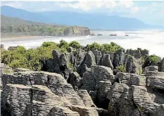  ??  ?? The pancake rocks are always worth a visit on any West Coast tour.