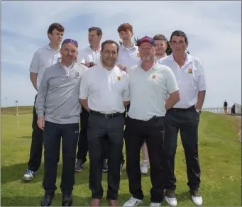  ??  ?? Members of the Bray Golf Club who played in the GUI Senior Cup at Blainroe GC