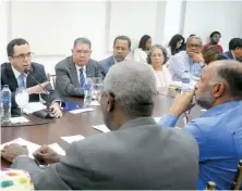  ?? FUENTE EXTERNA ?? Reunión del Consejo presidida por ministro Andrés Navarro.