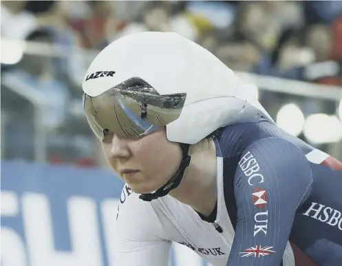  ??  ?? 0 Katie Archibald took the first-ever global women’s gold medal in the Madison with Manon Lloyd at the Glasgow World Cup last year.